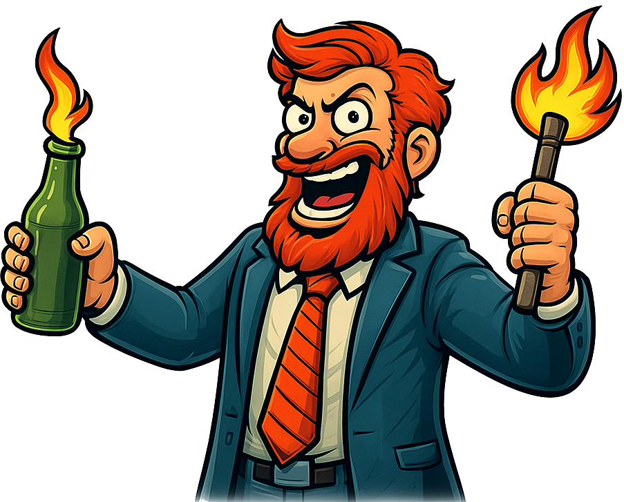 Corporate Anarchist laptop